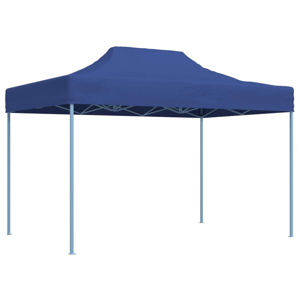 vidaXL Carpa de Fiesta Azul 280 x 410 x 315 cm Tela Oxford