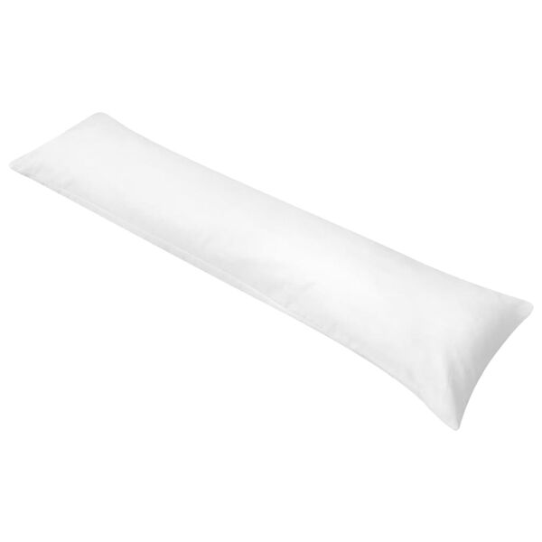vidaXL Almohada corporal para dormir de lado 40x145 cm blanca