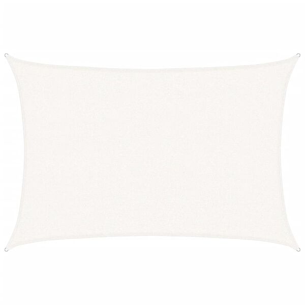 vidaXL Toldo de vela HDPE blanco 160 g/m&sup2; 2,5x3,5 m