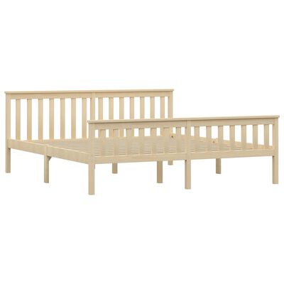 vidaXL Estructura de cama con 2 cajones madera maciza pino 180x200 cm