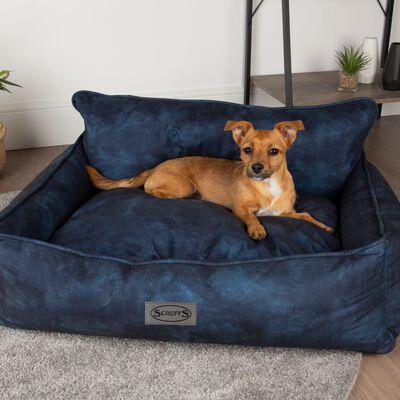 Scruffs & Tramps Cama para perros azul marino L 90x70 cm