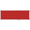 vidaXL Tumbona doble y cojines rojo tinto madera pino impregnada