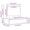 vidaXL Mesa Tocador Marr&oacute;n 83 x 40 x 70 cm Madera de ingenier&iacute;a