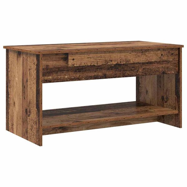 vidaXL Mesa de Caf&eacute; Madera envejecida 80 x 50,5 x 41,5 cm