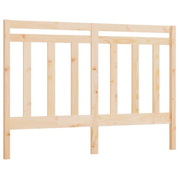 vidaXL Cabecero de cama madera maciza de pino 156x4x100 cm
