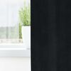 vidaXL Cortinas opacas 2 pcs Negro 140 x 175 cm Terciopelo