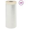 vidaXL Hoja de Polvo con Cinta Adhesiva 12 pcs 110 x 3300 cm HDPE