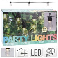 ProGarden Set de lámparas LED para fiestas 20 bombillas 4,5 V