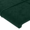 vidaXL Cabecero de terciopelo verde oscuro 80x5x78/88 cm