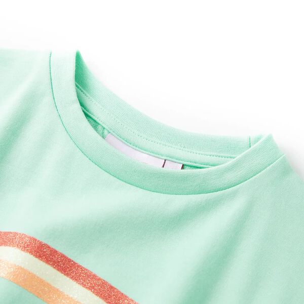 Vestido infantil con cord&oacute;n verde chill&oacute;n 128