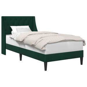 vidaXL Estructura de cama Verde oscuro 80 x 200 cm Terciopelo