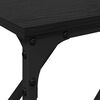 vidaXL Mesa Consola Roble negro 180 x 23 x 75 cm