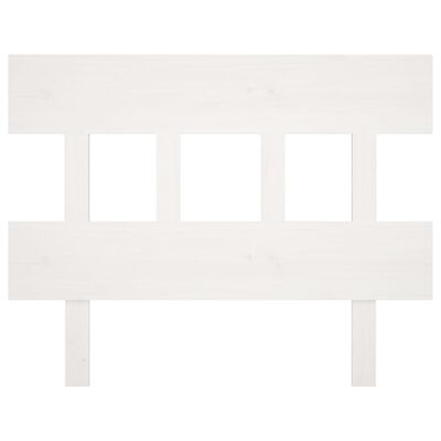vidaXL Cabecero de cama madera maciza de pino blanco 95,5x3x81 cm