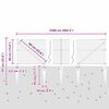 vidaXL Poste de Valla Verde 25 x 0,4 m (malla de 25 mm) Acero y PVC