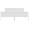 vidaXL Estructura de cama sin colchón madera de pino blanco 160x200 cm
