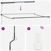 vidaXL Toldo Retr&aacute;ctil Multicolor 450 x 300 cm Poli&eacute;ster y Aluminio