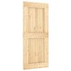 vidaXL Puerta corredera con herrajes madera maciza de pino 90x210 cm