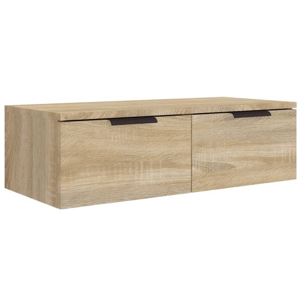 vidaXL Armario de pared madera de ingenier&iacute;a roble Sonoma 68x30x20 cm