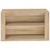 vidaXL Mueble zapatero madera contrachapada roble Sonoma 75x35x45 cm
