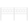 vidaXL Cabecero de metal blanco 193 cm
