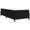 vidaXL Estructura de cama con colch&oacute;n Negro 80 x 200 cm tela