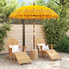 vidaXL Parasol Balin&eacute;s Amarillo 215 x 215 x 260 cm Algod&oacute;n