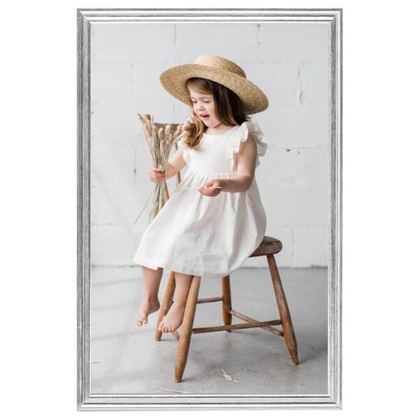 vidaXL Marcos de foto collage de pared 5 uds plateado MDF 70x90cm