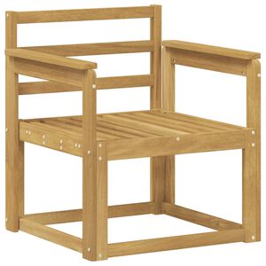vidaXL Conjunto de sof&aacute;s de exterior Madera de Acacia S&oacute;lida Blanco