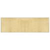 vidaXL Alfombra rectangular bamb&uacute; color natural claro 60x200 cm