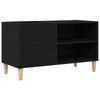 vidaXL Mueble para discos de vinilo 84,5 x 38 x 48 cm Roble negro