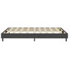 vidaXL Estructura de cama Box Spring sin colchón tela gris 180x200 cm