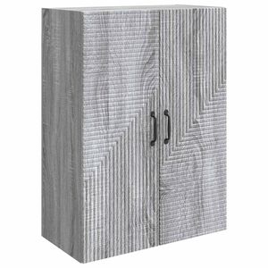 vidaXL Armario de pared Sonoma gris 66 x 34,5 x 90 cm