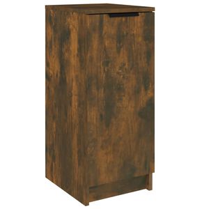 vidaXL Mueble zapatero madera de ingenier&iacute;a roble ahumado 30x35x70 cm