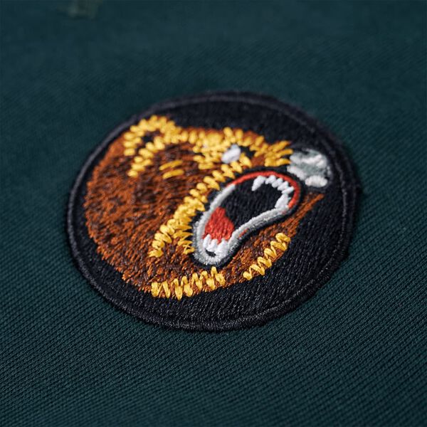 Sudadera infantil verde musgo 92