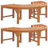 vidaXL Banco de &Aacute;rbol 2 pcs Natural 160 x 80 x 45cm