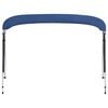 vidaXL Toldo Bimini de 4 arcos azul marino 243x(230-244)x137 cm