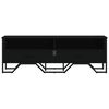 vidaXL Mueble de TV madera de ingenier&iacute;a negro 122x34x41 cm