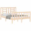 vidaXL Estructura de cama sin colchón madera maciza de pino 140x190 cm