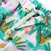 Pantalones cortos infantiles con cordón menta claro 140