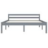 vidaXL Estructura de cama sin colchón madera de pino gris 140x200 cm