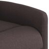 vidaXL Sill&oacute;n reclinable de masaje el&eacute;ctrico tela marr&oacute;n oscuro