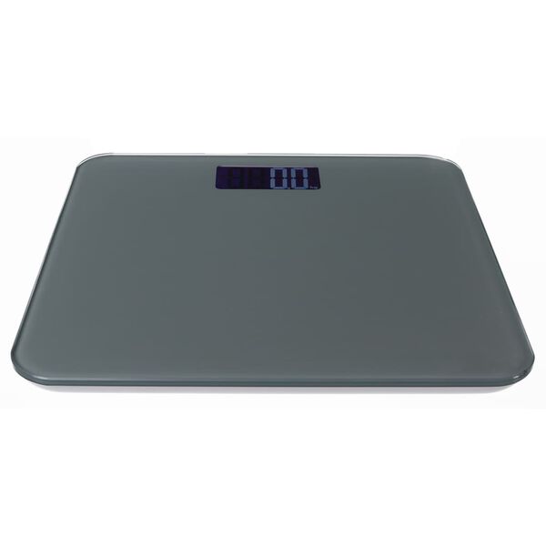 Perel Báscula de baño digital gris 180 kg
