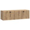 vidaXL Mueble para TV de pared 98 x 31 x 30 cm Roble artisan