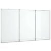 vidaXL Pizarra magn&eacute;tica plegable aluminio 180x80x1,7 cm
