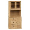 vidaXL Aparador alto VIGO madera maciza de pino 78x40x175 cm