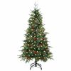 vidaXL &Aacute;rbol de Navidad artificial con ramas articuladas Verde 150 cm