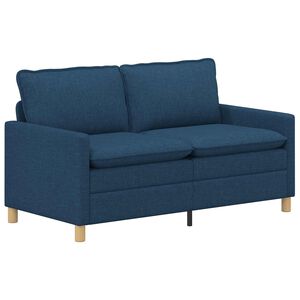 vidaXL Sof&aacute; 2 plaza Azul 156 x 81 x 87,5 cm Tela