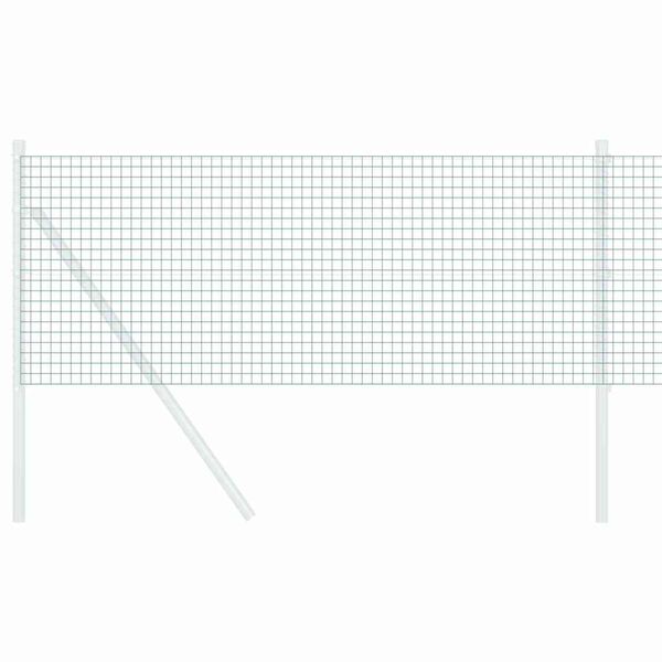 vidaXL Cerca de Alambre Soldado Verde 0.4 x 100 m Acero