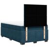 vidaXL Cama box spring con colch&oacute;n terciopelo azul 120x190 cm