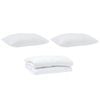 vidaXL Edredón con almohada 3 pcs Microfibra